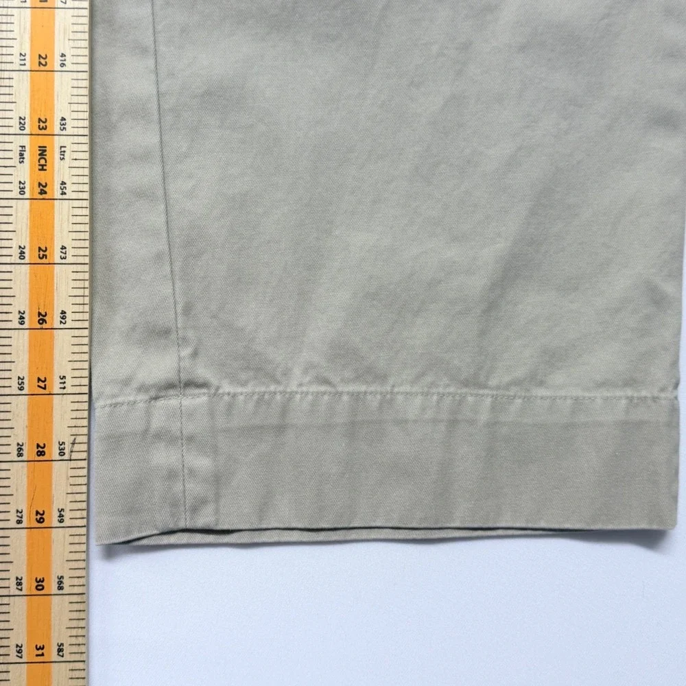 Banana Republic Emerson Chino Pants Mens 34x30 Khaki Tan Straight Leg Cotton